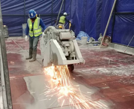 งานตัดพื้นคอนกรีต